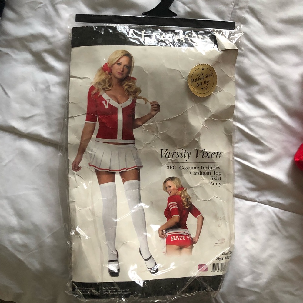 Womens Varsity Vixen Halloween Costume